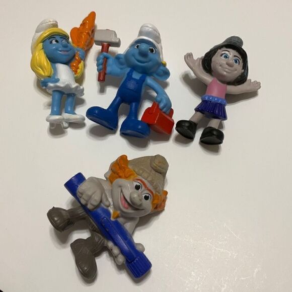 Bundle of 4 2013 McDonald’s Smurfs - Picture 11 of 13